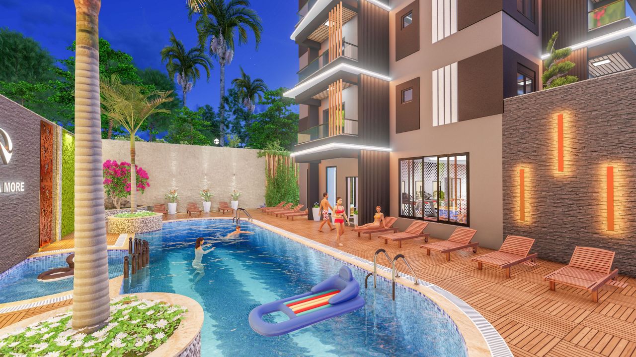 Апартаменты в Авсалларе, Турция, 50 м2 фото 3