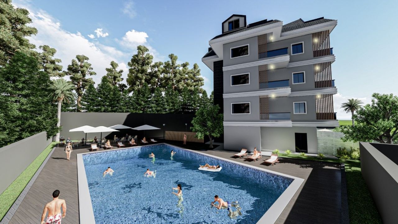 Квартира в Алании, Турция, 55 м2 фото 2