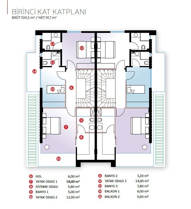Вилла в Анталии, Турция, 350 м2 фото 5