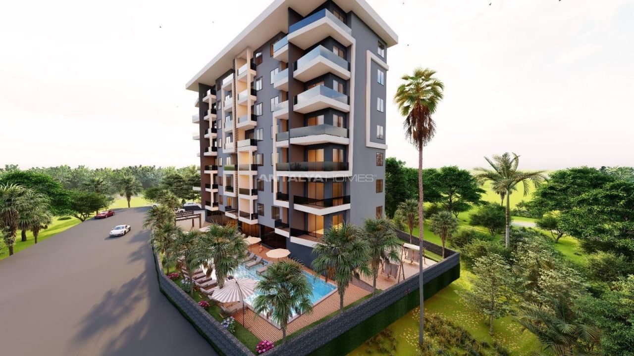 Апартаменты в Алании, Турция, 58 м2 фото 2