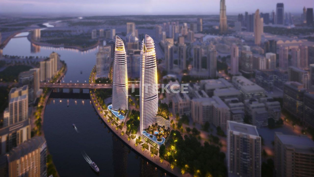 Апартаменты Бизнес-Бэй, ОАЭ, 80 м2 фото 3