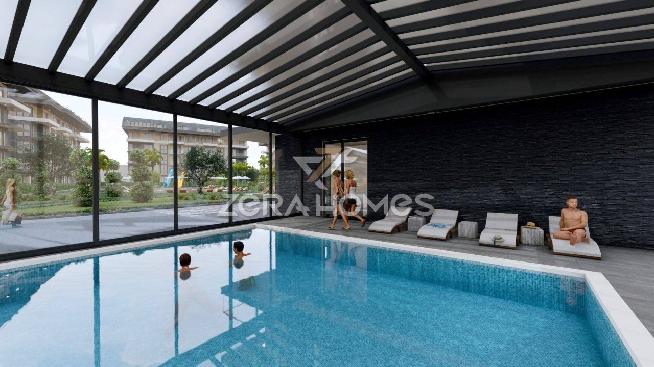 Апартаменты в Алании, Турция, 48 м2 фото 2