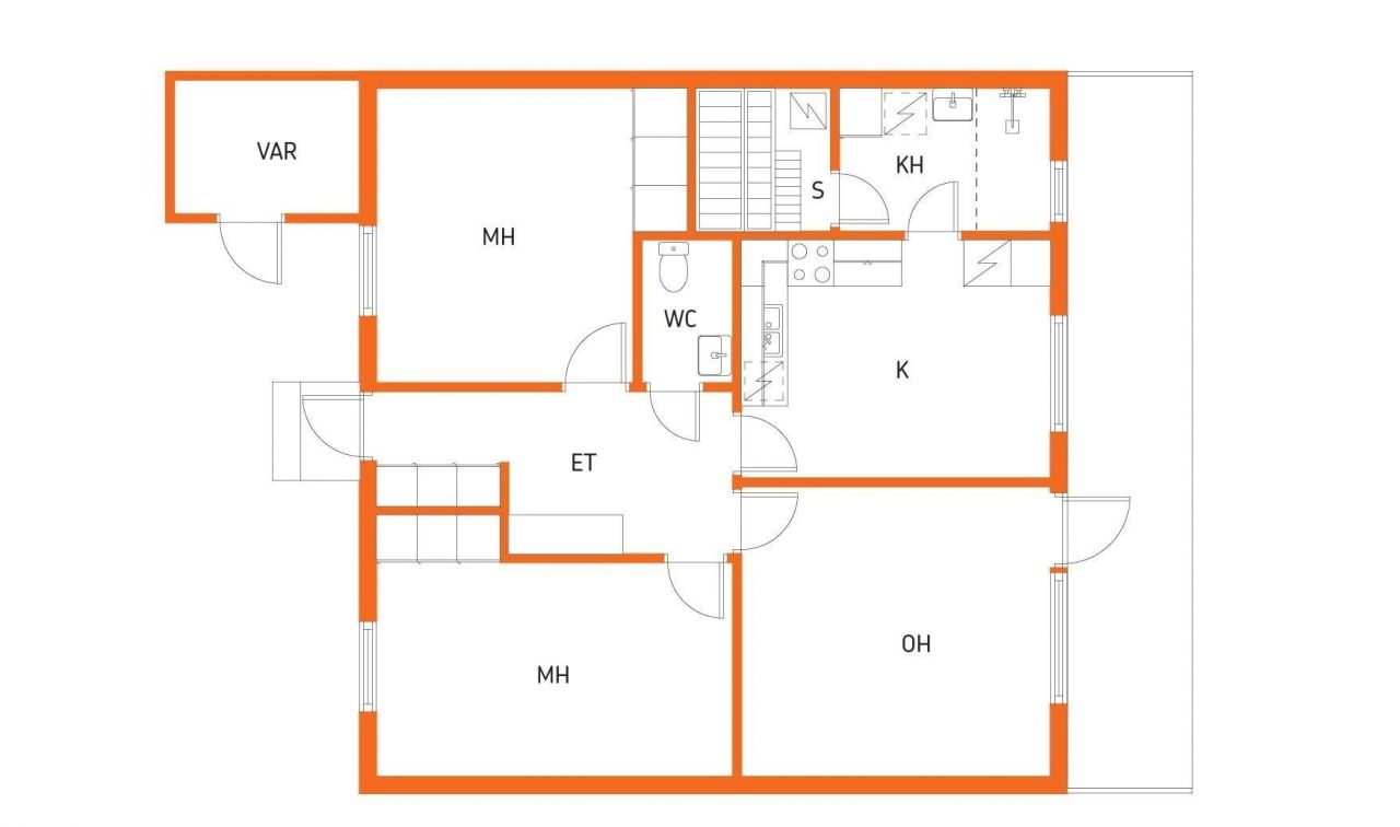 Таунхаус в Кухмо, Финляндия, 78 м2 фото 2