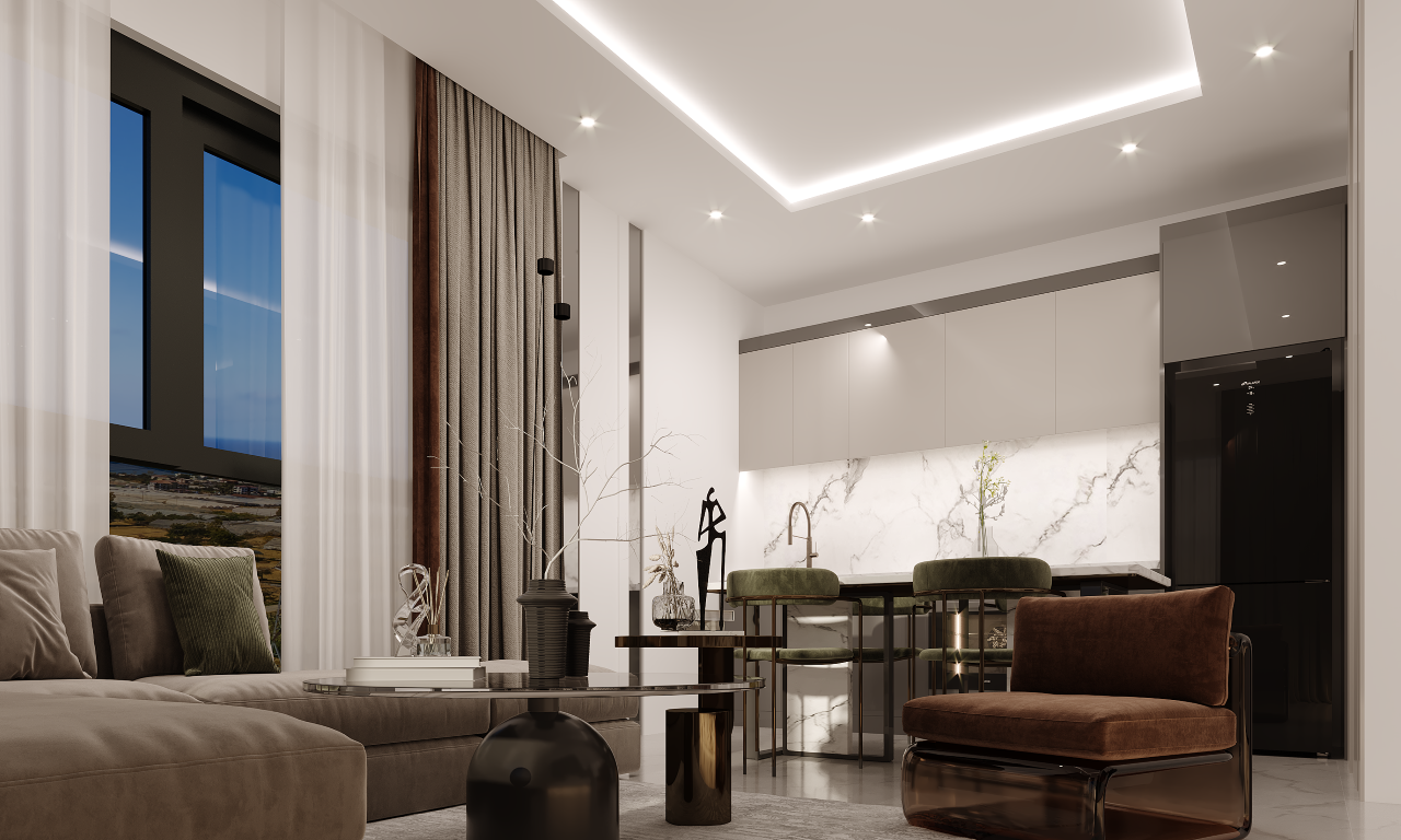 Квартира в Алании, Турция, 49 м2 фото 3