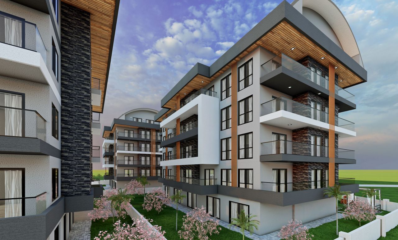 Апартаменты в Алании, Турция, 45 м2 фото 2