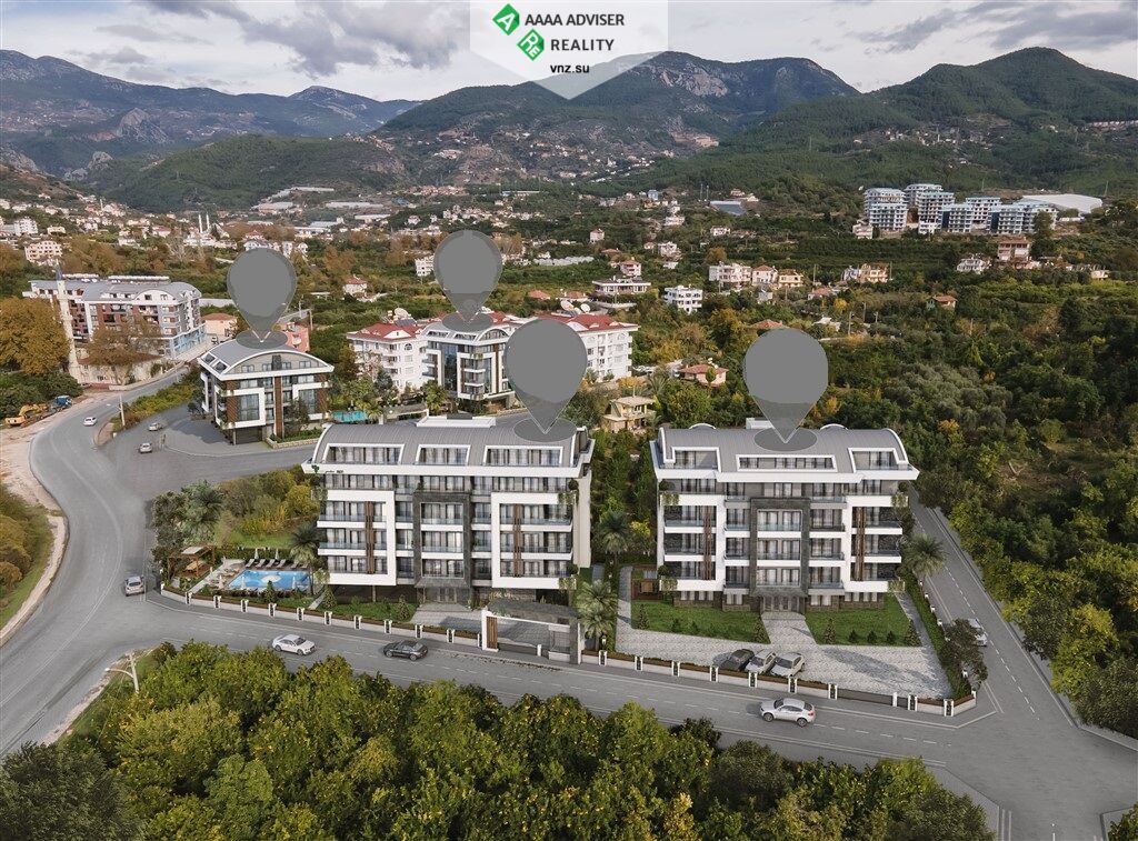 Квартира в Алании, Турция, 50 м2 фото 3