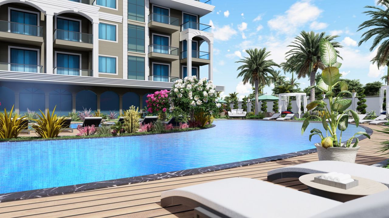 Апартаменты в Авсалларе, Турция, 50 м2 фото 3