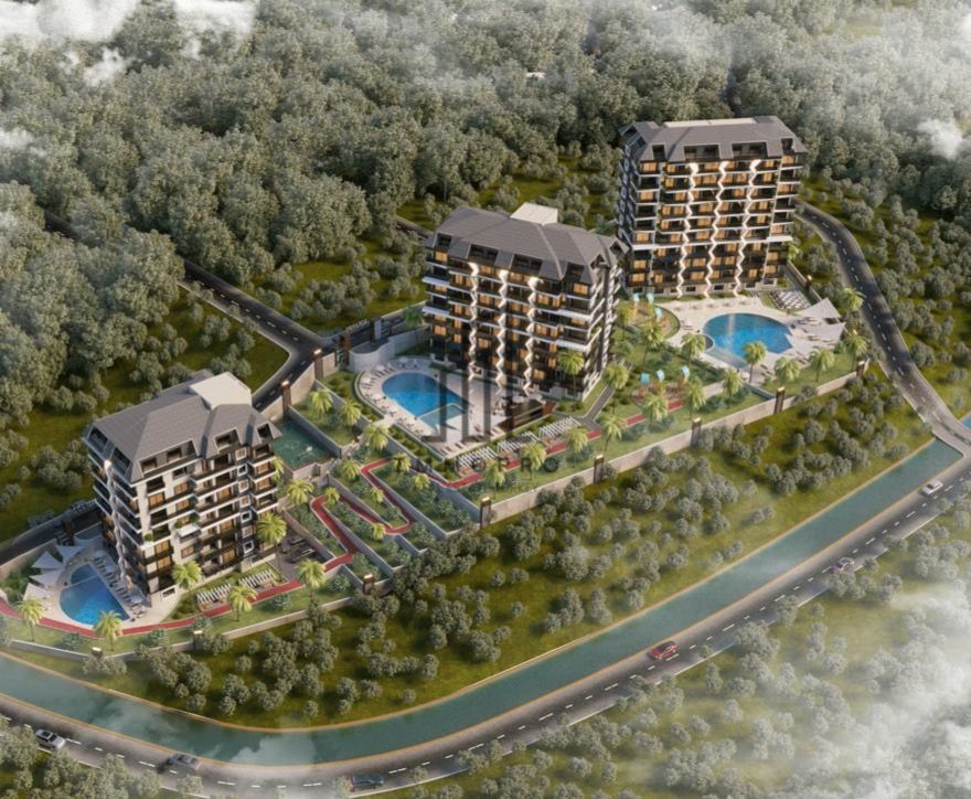 Апартаменты в Авсалларе, Турция, 55 м2 фото 3