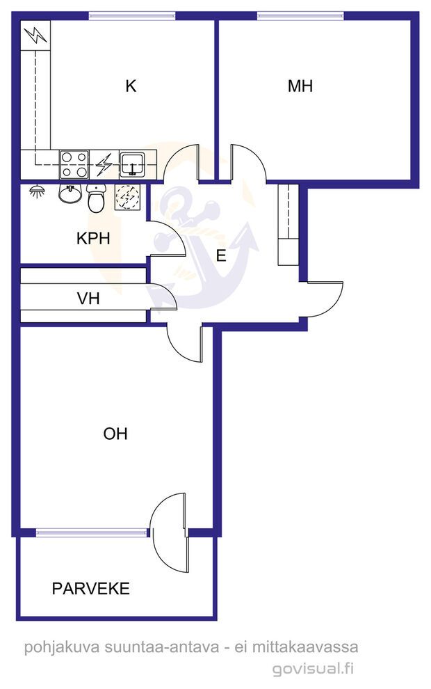 Квартира в Йороинен, Финляндия, 55 м2 фото 2