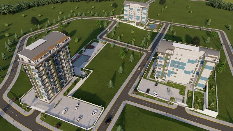 Апартаменты в Алании, Турция, 51 м2 фото 2