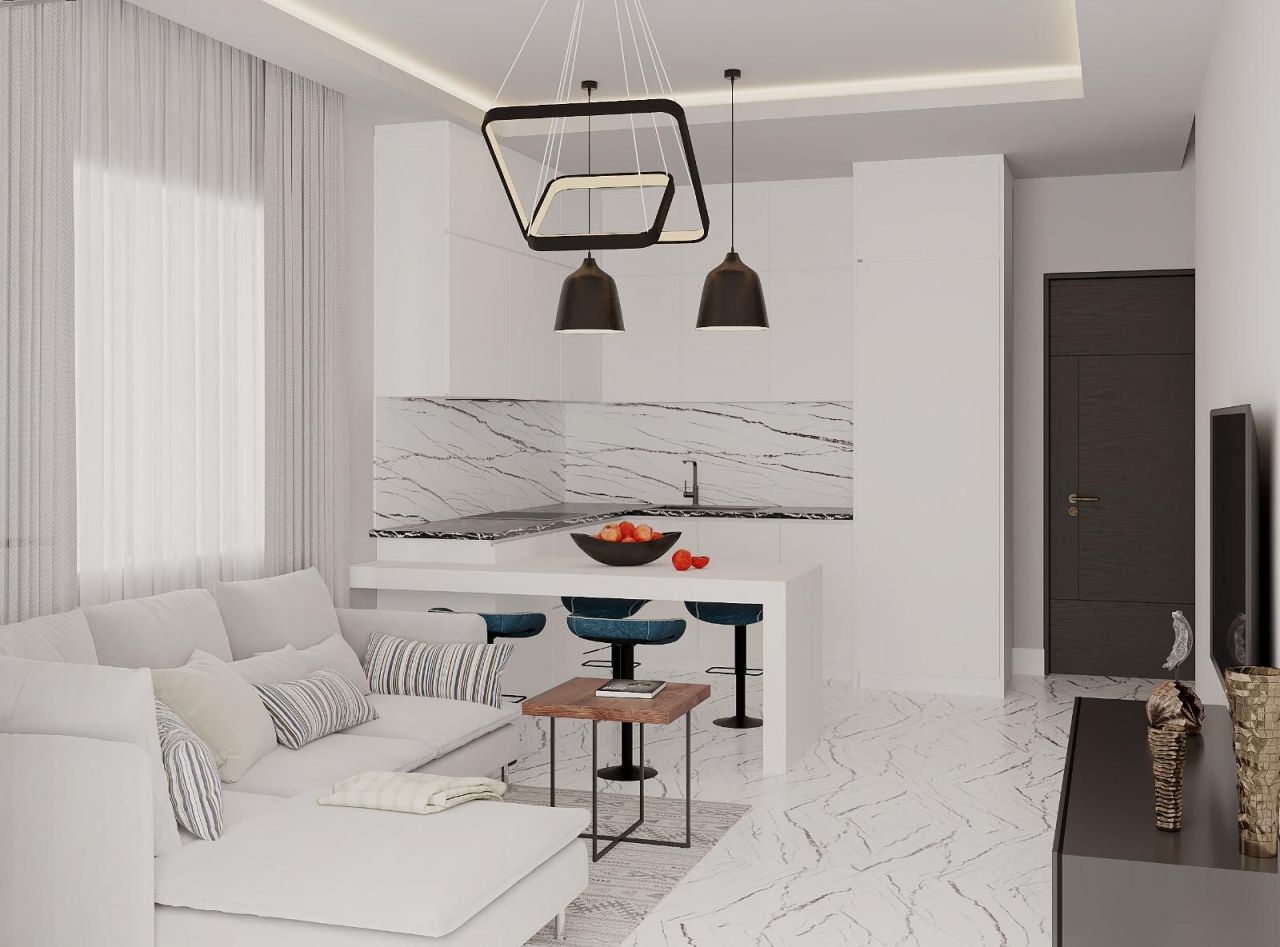 Квартира в Алании, Турция, 55 м2 фото 4