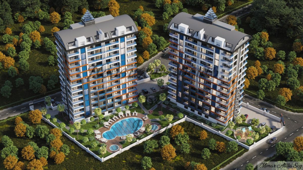 Апартаменты в Алании, Турция, 55 м2 фото 2