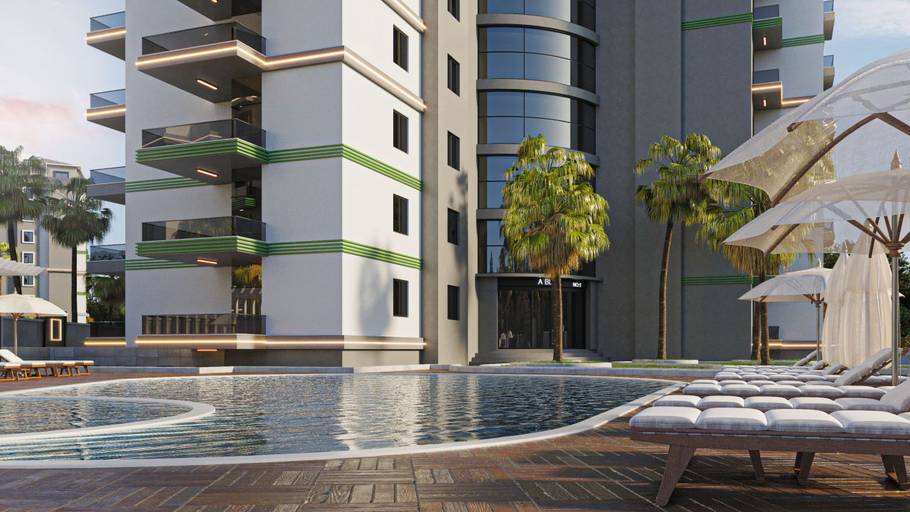Апартаменты в Авсалларе, Турция, 60 м2 фото 2