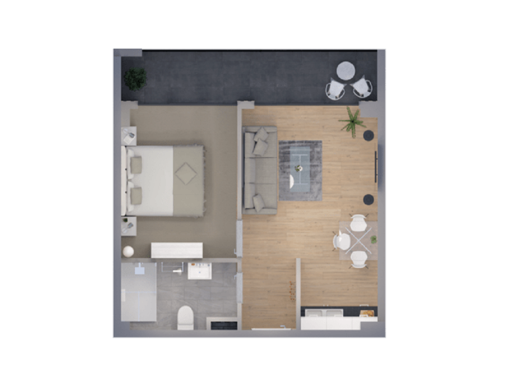 Квартира в Батуми, Грузия, 38.5 м2 фото 5