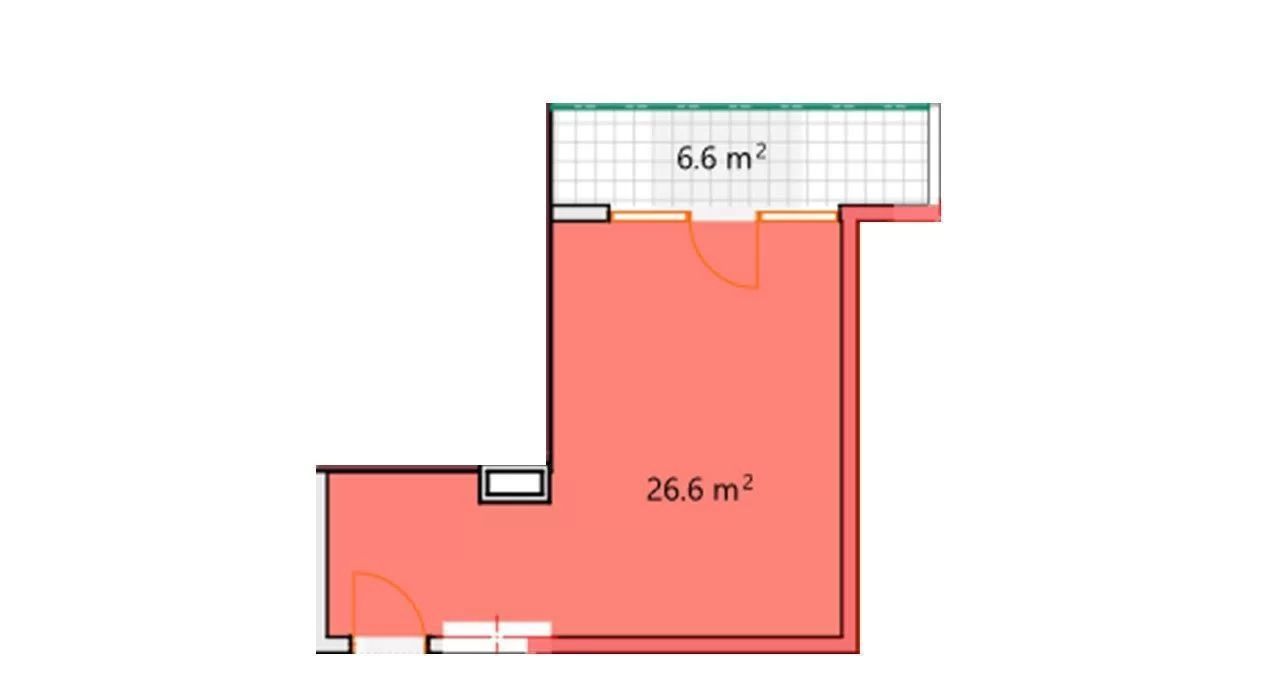 Апартаменты в Батуми, Грузия, 33.2 м2 фото 2