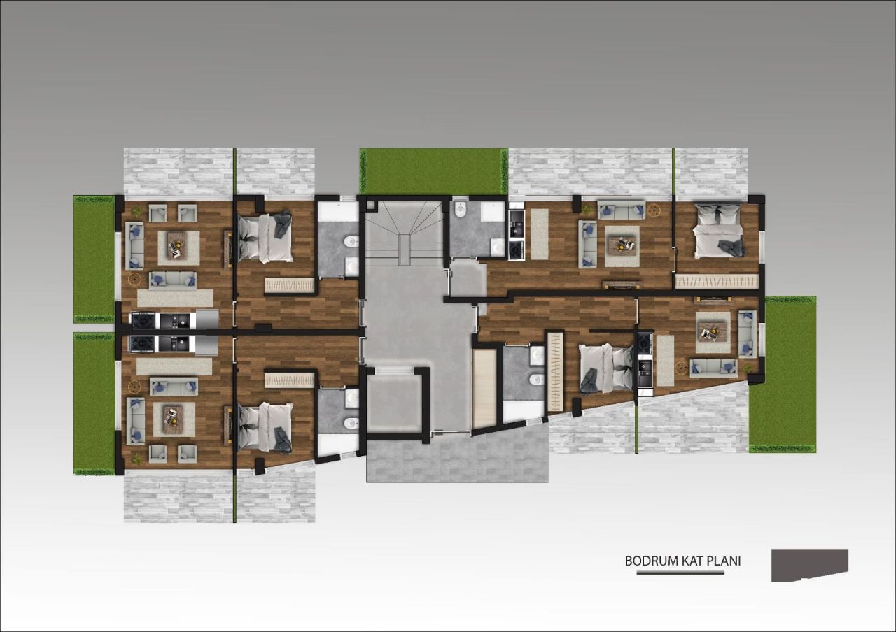 Апартаменты в Анталии, Турция, 75 м2 фото 4