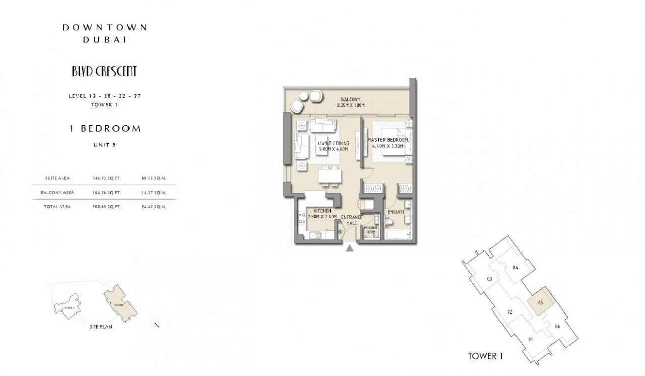 Квартира в Дубае, ОАЭ, 90.53 м2 фото 5