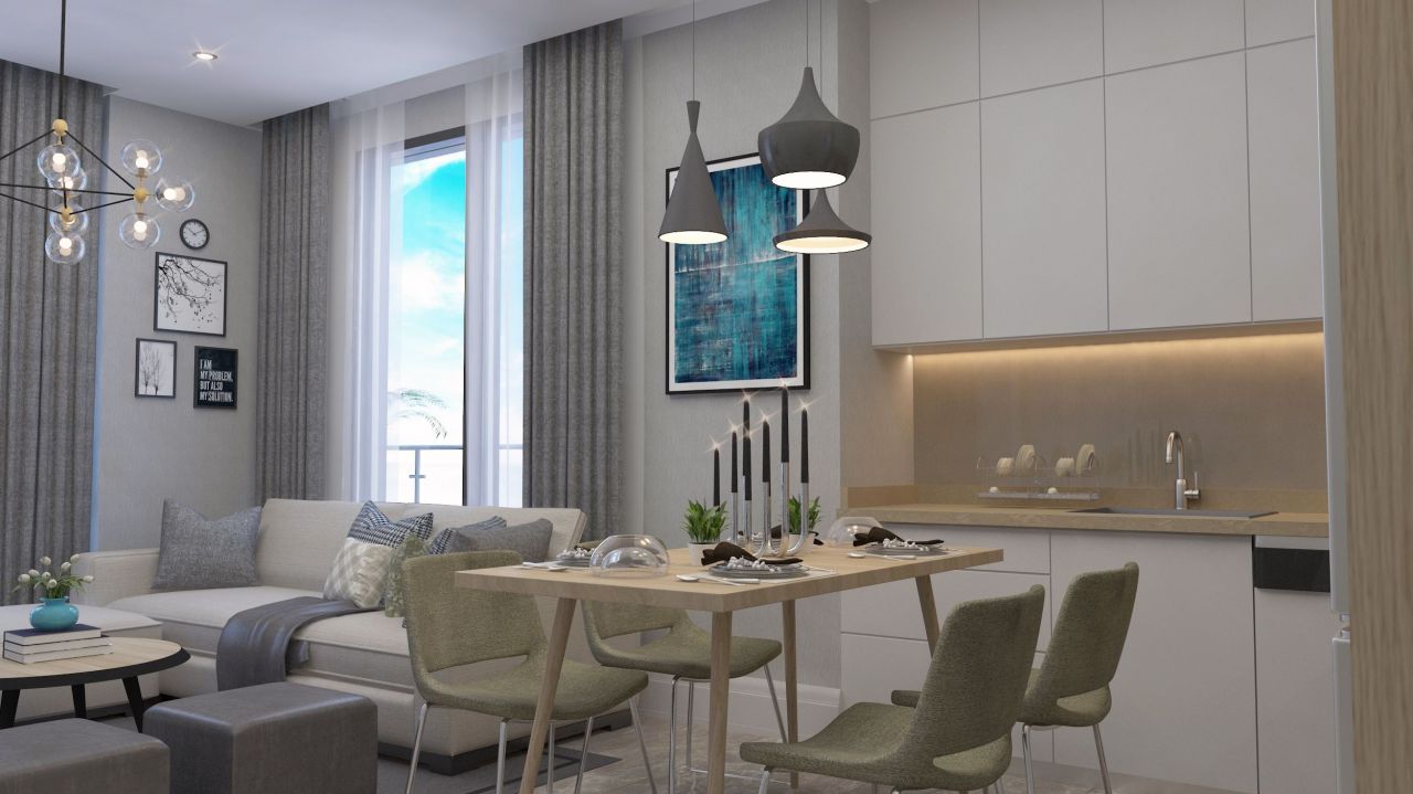 Квартира в Алании, Турция, 60 м2 фото 2