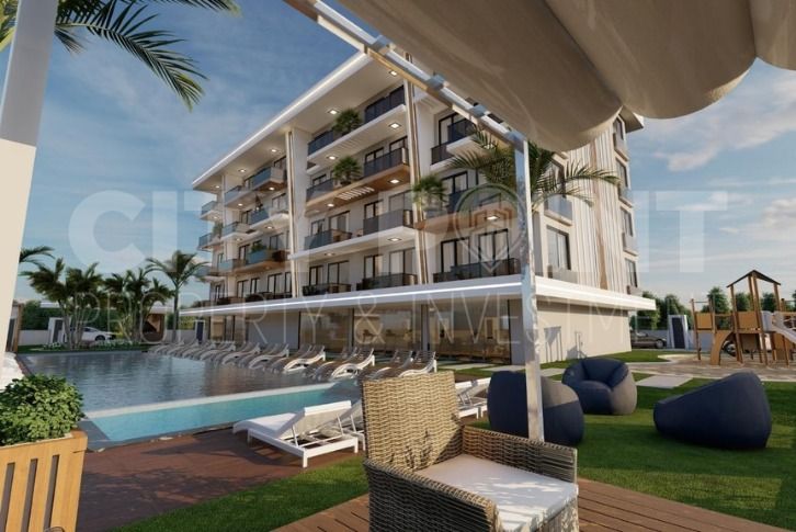 Апартаменты в Алании, Турция, 56 м2