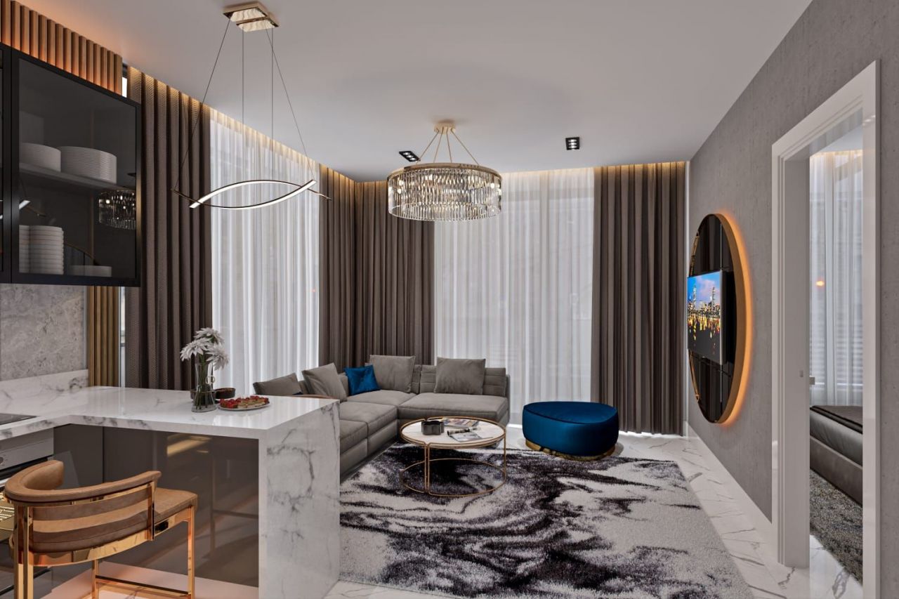 Квартира в Алании, Турция, 60 м2 фото 4