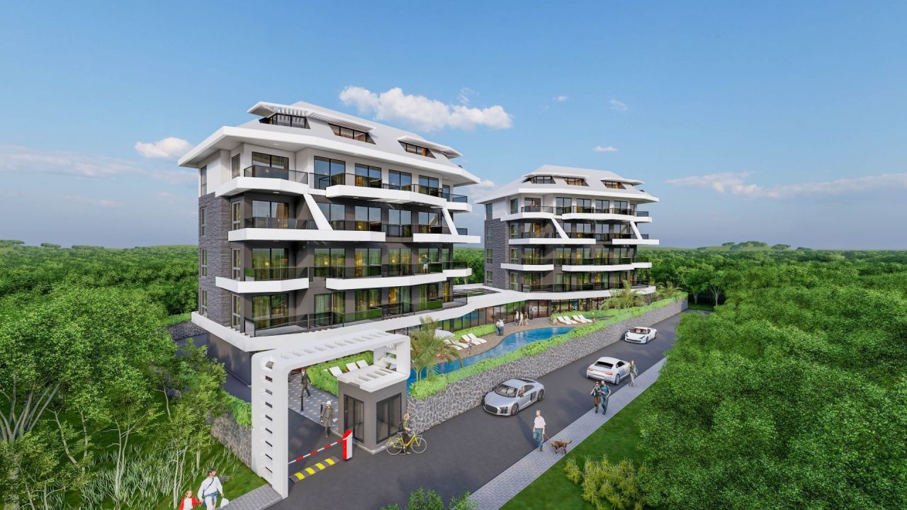 Апартаменты в Алании, Турция, 50 м2 фото 4