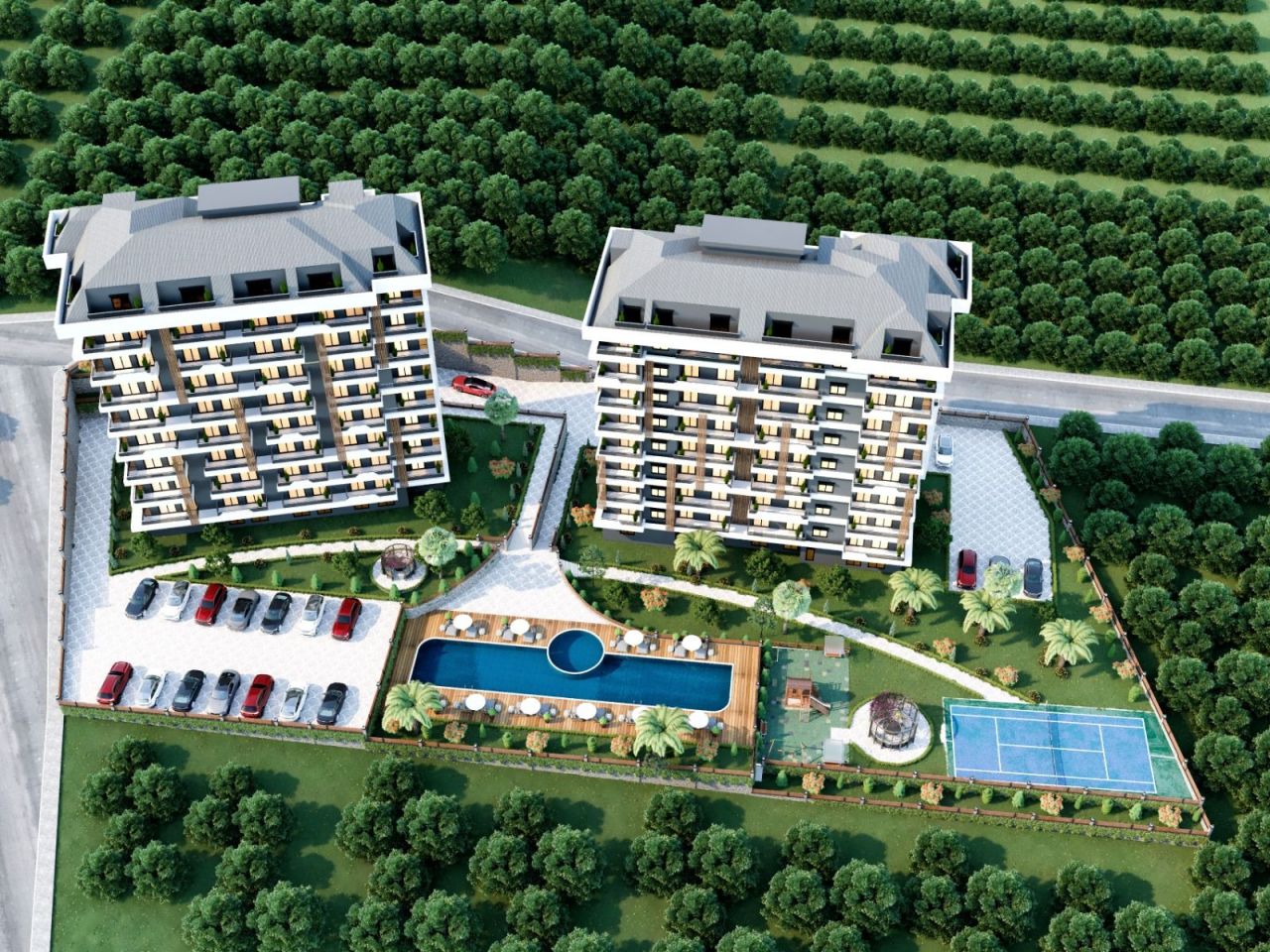 Апартаменты в Алании, Турция, 65 м2 фото 2