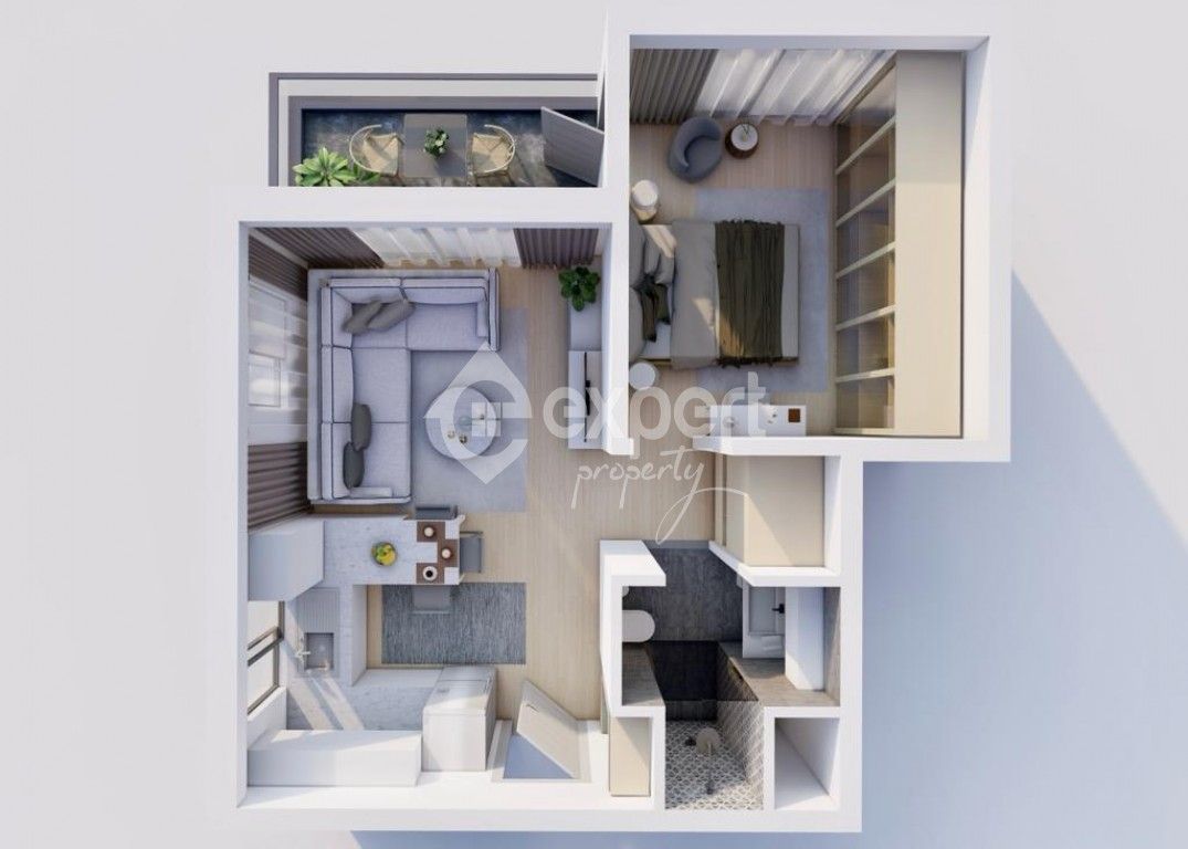 Квартира в Финике, Турция, 50 м2 фото 2