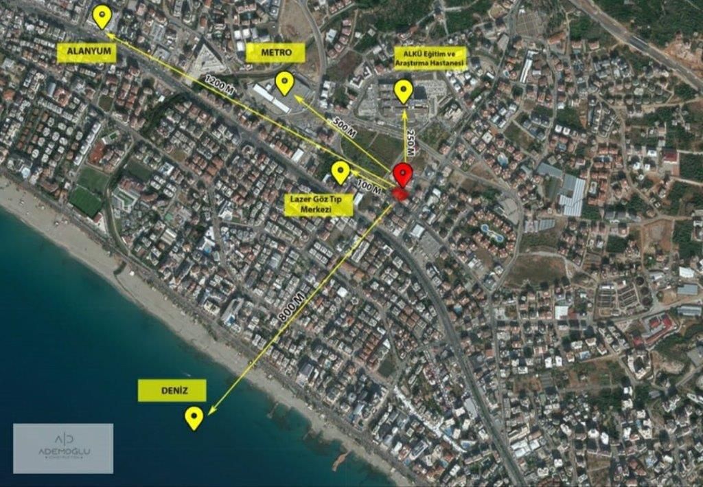 Апартаменты в Алании, Турция, 70 м2 фото 4