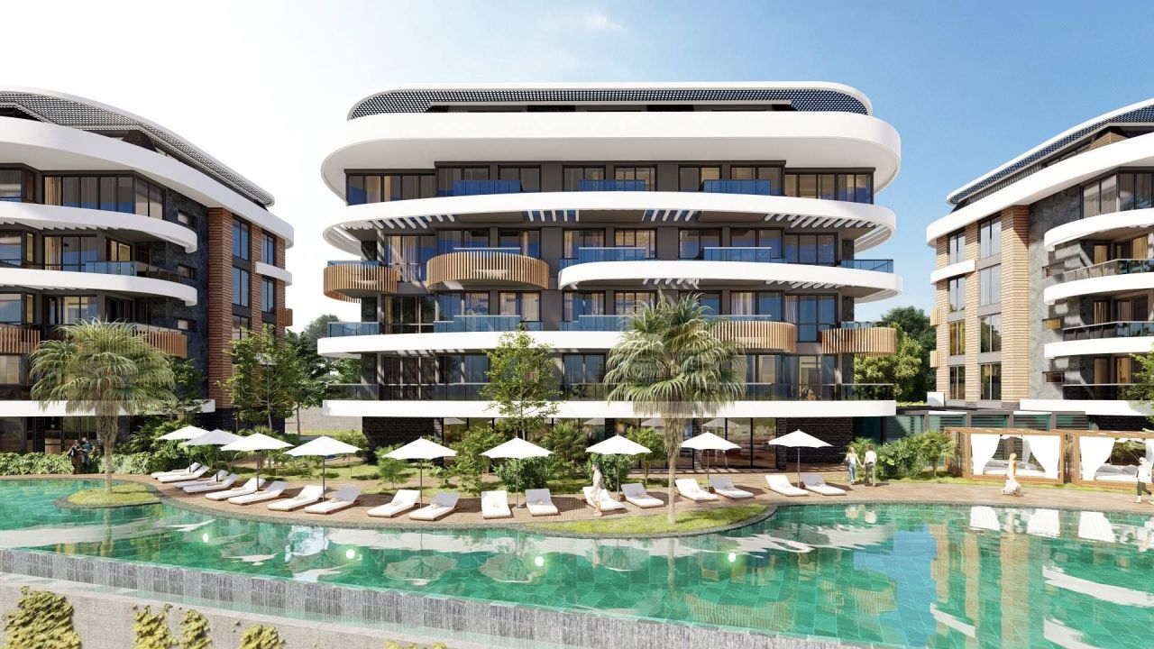 Апартаменты в Алании, Турция, 60 м2 фото 2