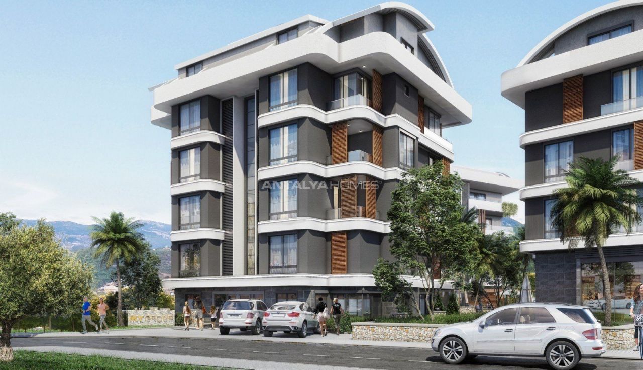 Апартаменты в Алании, Турция, 45 м2 фото 4