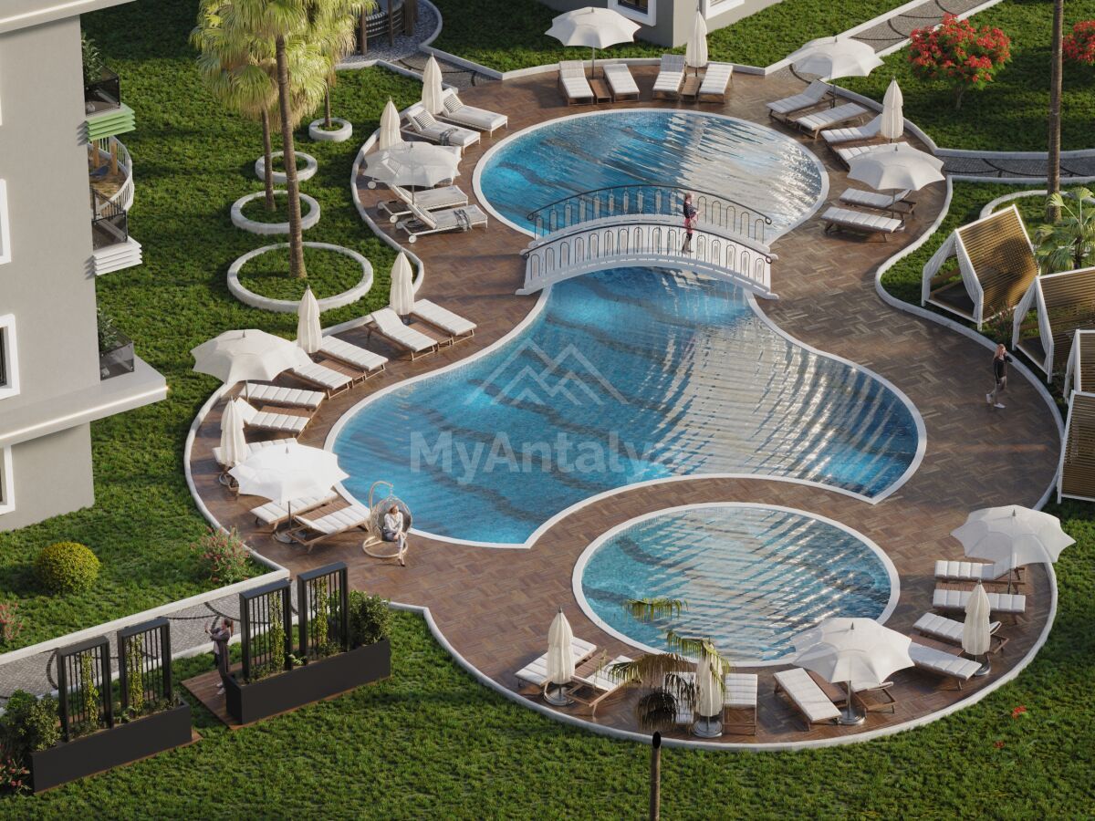 Квартира в Алании, Турция, 64 м2 фото 2