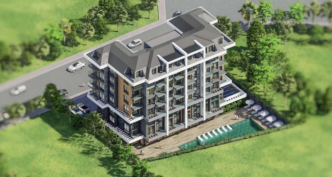 Квартира в Алании, Турция, 50 м2 фото 4