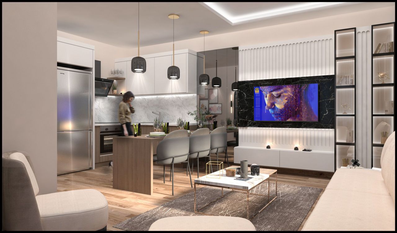 Апартаменты в Мерсине, Турция, 110 м2 фото 2