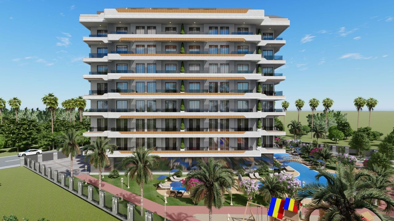 Апартаменты в Газипаше, Турция, 51 м2 фото 2