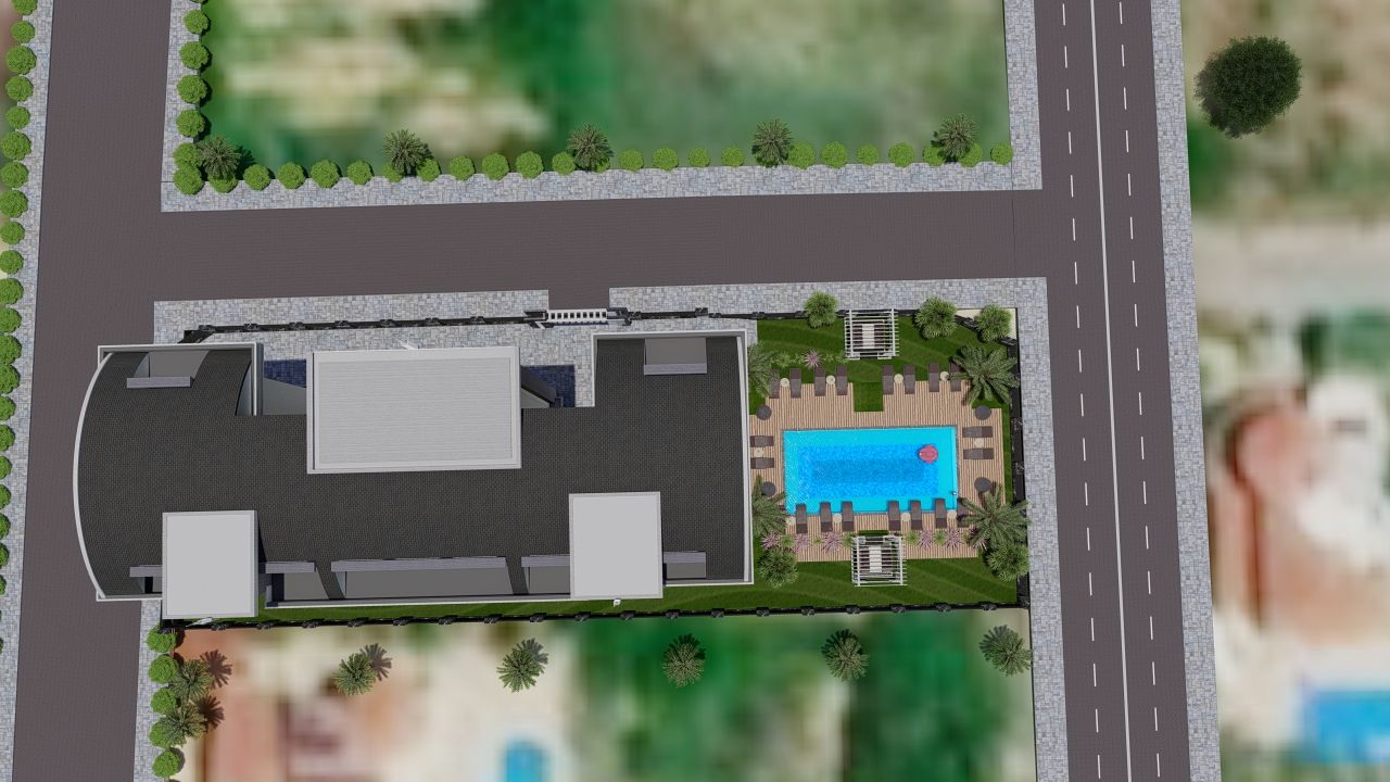 Апартаменты в Авсалларе, Турция, 40 м2 фото 2