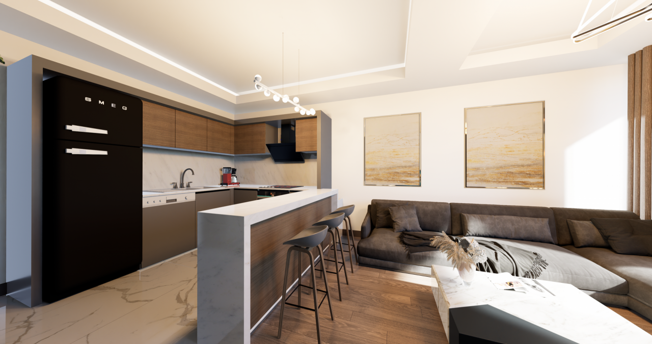 Квартира в Анталии, Турция, 48 м2 фото 4