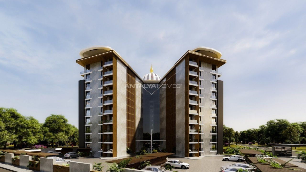 Апартаменты в Газипаше, Турция, 85 м2 фото 2