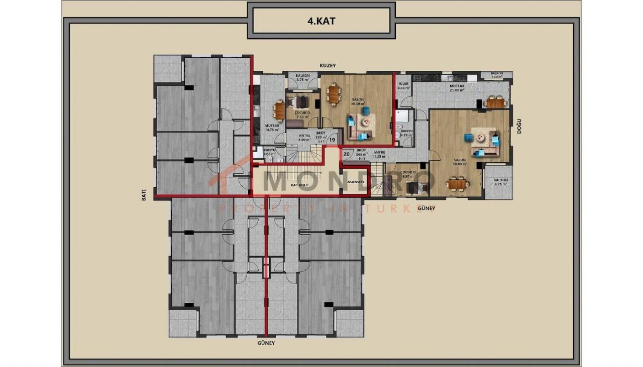 Квартира в Анталии, Турция, 95 м2 фото 2