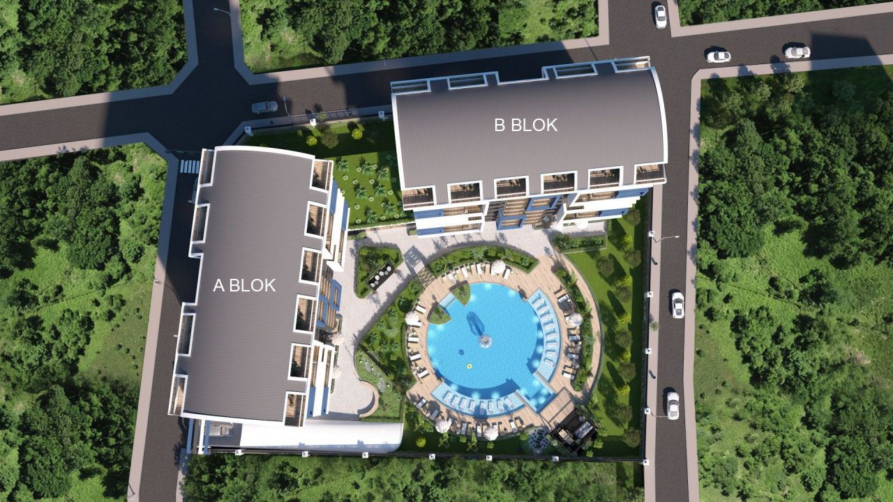 Апартаменты в Алании, Турция, 60 м2 фото 2