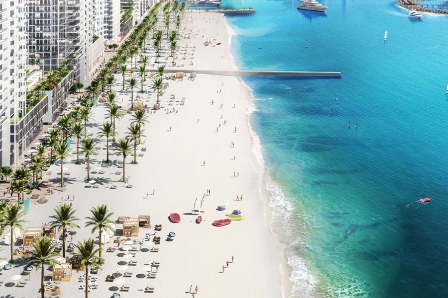 Апартаменты Emaar Beachfront, ОАЭ, 74 м2 фото 2