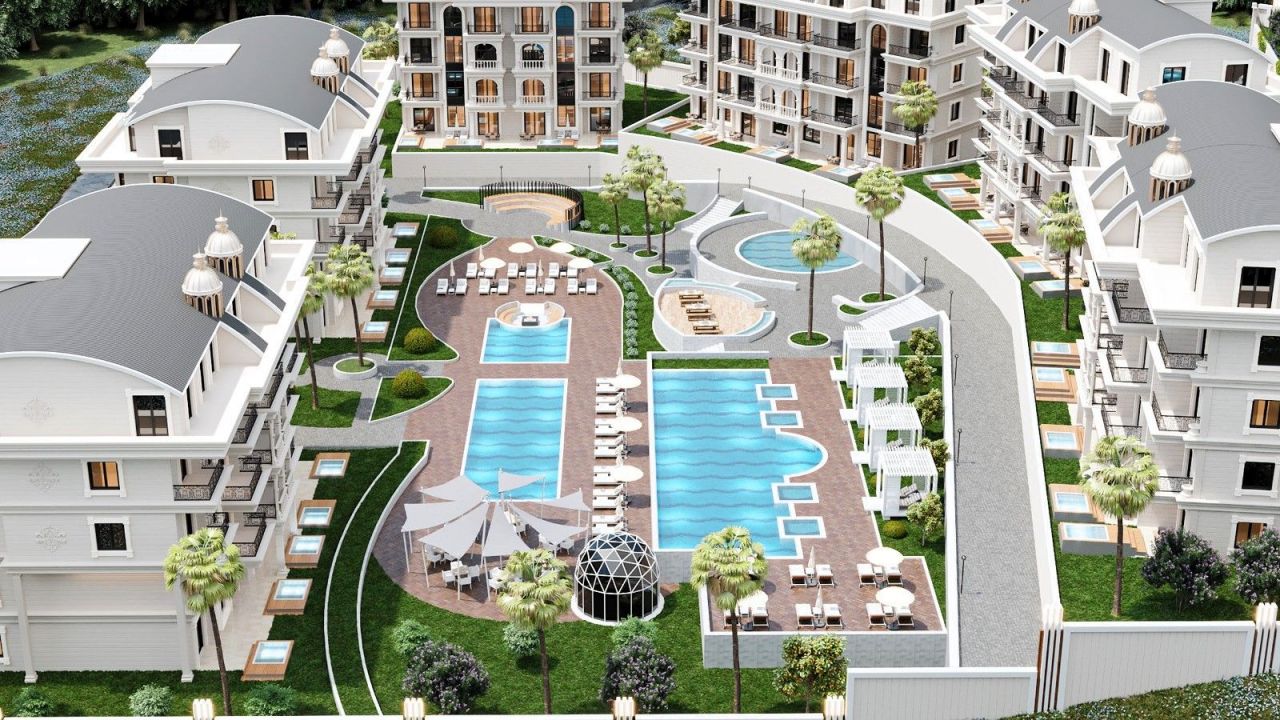 Апартаменты в Алании, Турция, 47 м2 фото 2