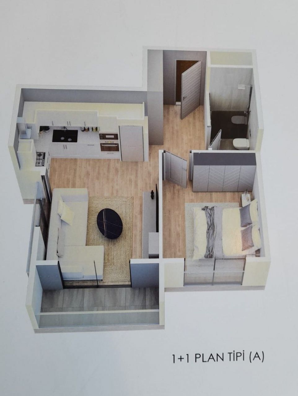 Квартира в Мерсине, Турция, 60 м2 фото 4