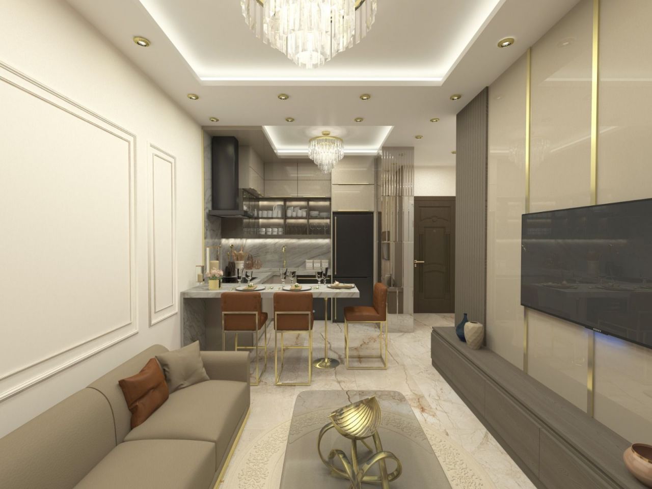 Квартира в Алании, Турция, 47 м2 фото 5