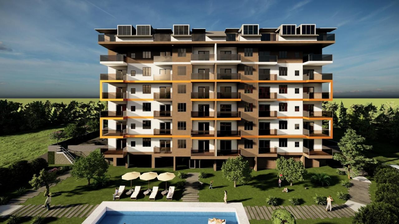 Квартира в Газипаше, Турция, 50 м2 фото 3