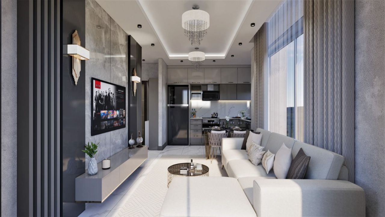 Апартаменты в Алании, Турция, 45 м2 фото 3
