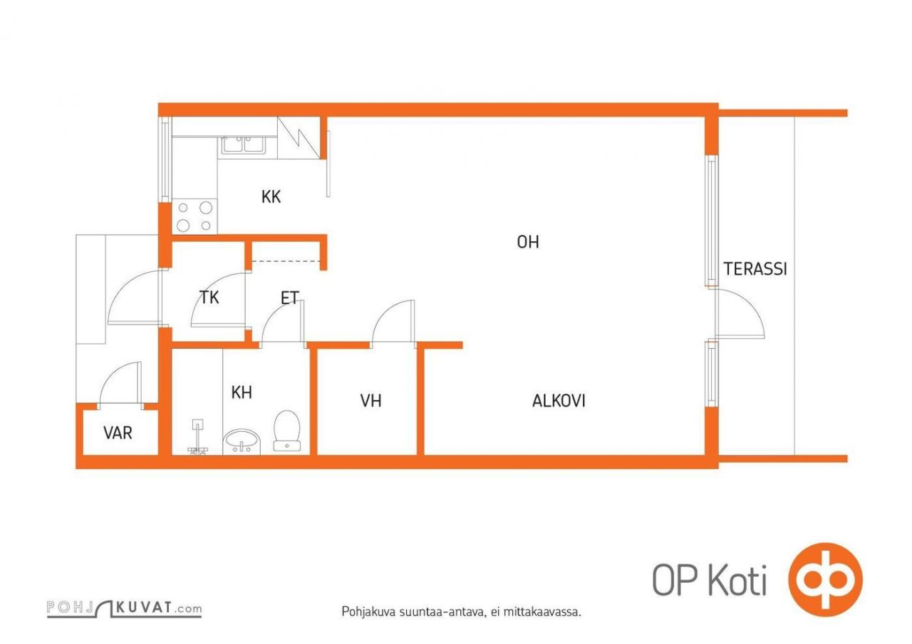 Таунхаус в Оулу, Финляндия, 38.5 м2 фото 3