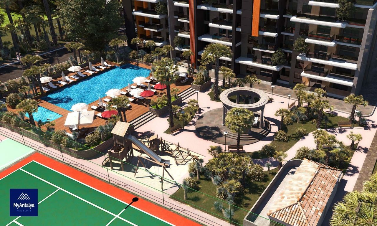 Квартира в Анталии, Турция, 60 м2 фото 2