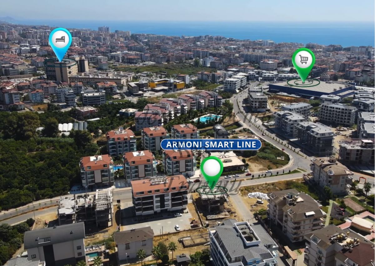 Апартаменты в Алании, Турция, 57 м2 фото 4
