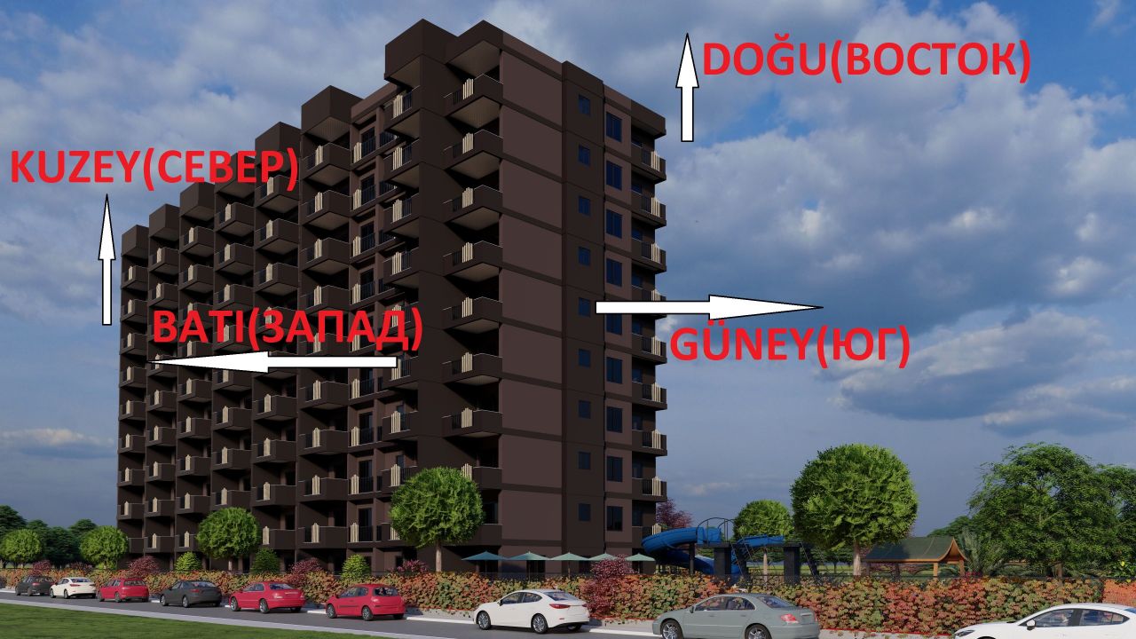 Апартаменты в Мерсине, Турция, 60 м2 фото 3