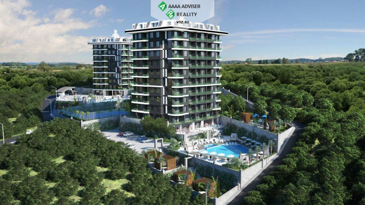 Квартира в Алании, Турция, 46 м2 фото 2